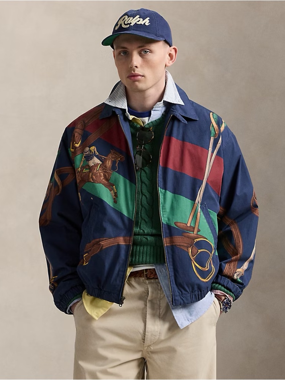 The Big Bayport Equestrian-Print Jacket